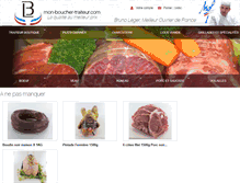 Tablet Screenshot of mon-boucher-traiteur.com